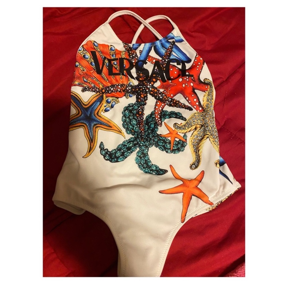 Versace swim suit for baby girls